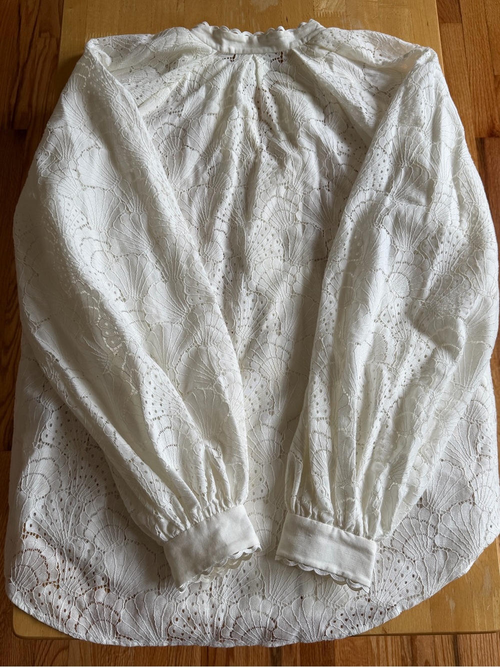White Lace Acler Cookes Blouse - Picture 4 of 10